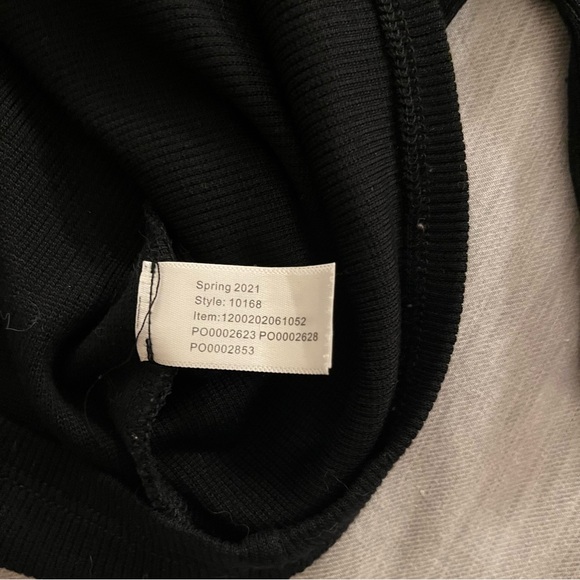 Lexi Rib Square Neck Cropped Top, Size M - Picture 13 of 14